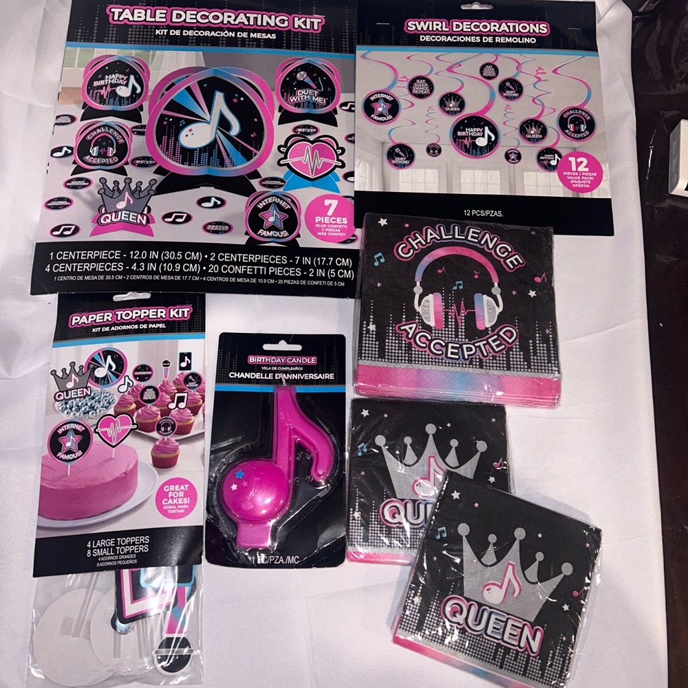 TikTok Party Supplies